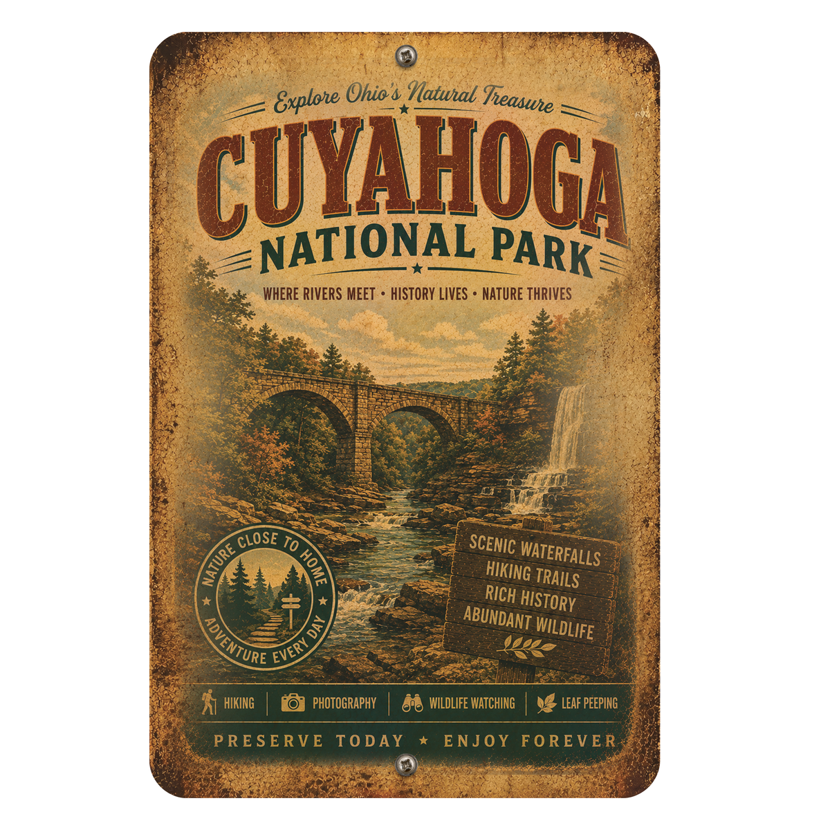 Cuyahoga National Park Sign