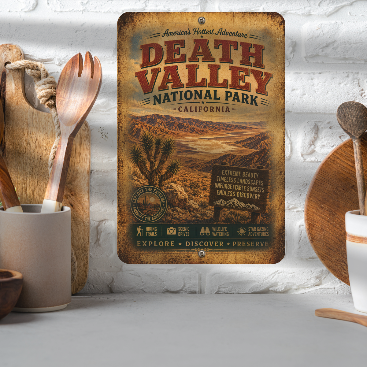 Death Valley National Park Sign