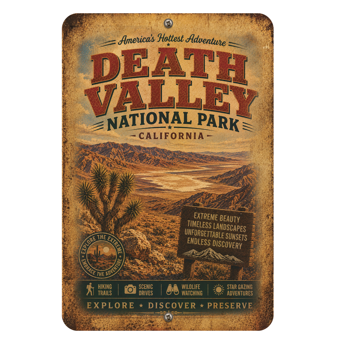 Death Valley National Park Sign