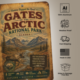 Gates of the Arctic National Park Sign