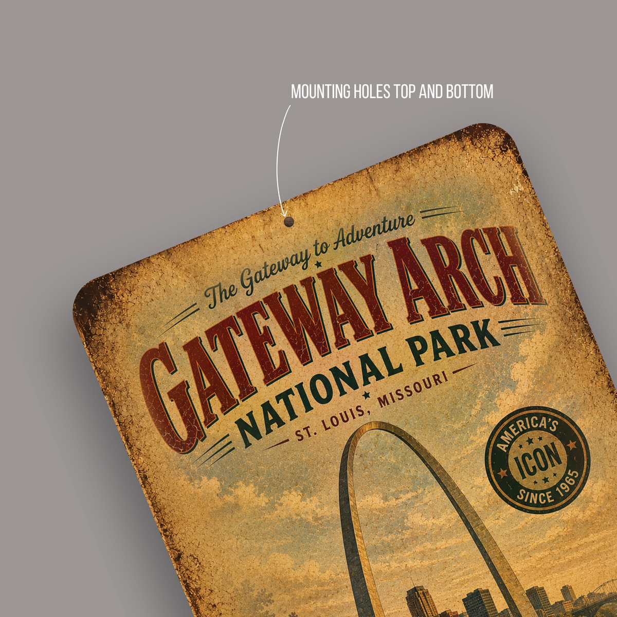 Gateway Arch National Park Sign