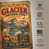 Glacier National Park Sign