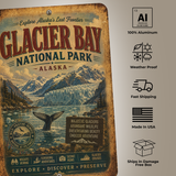 Glacier Bay National Park Sign