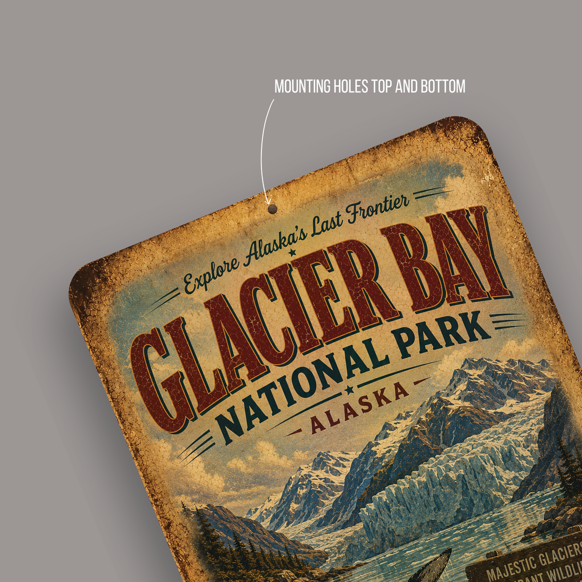 Glacier Bay National Park Sign