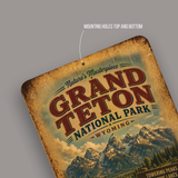 Grand Teton National Park Metal Sign