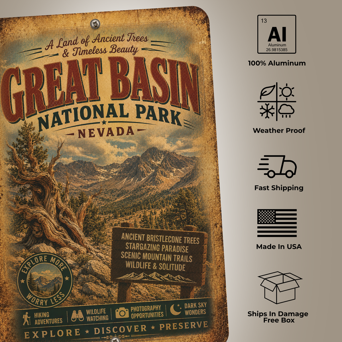 Great Basin National Park Sign