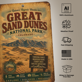 Great Sand Dunes National Park Sign