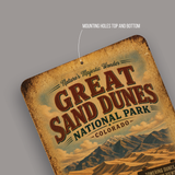 Great Sand Dunes National Park Sign