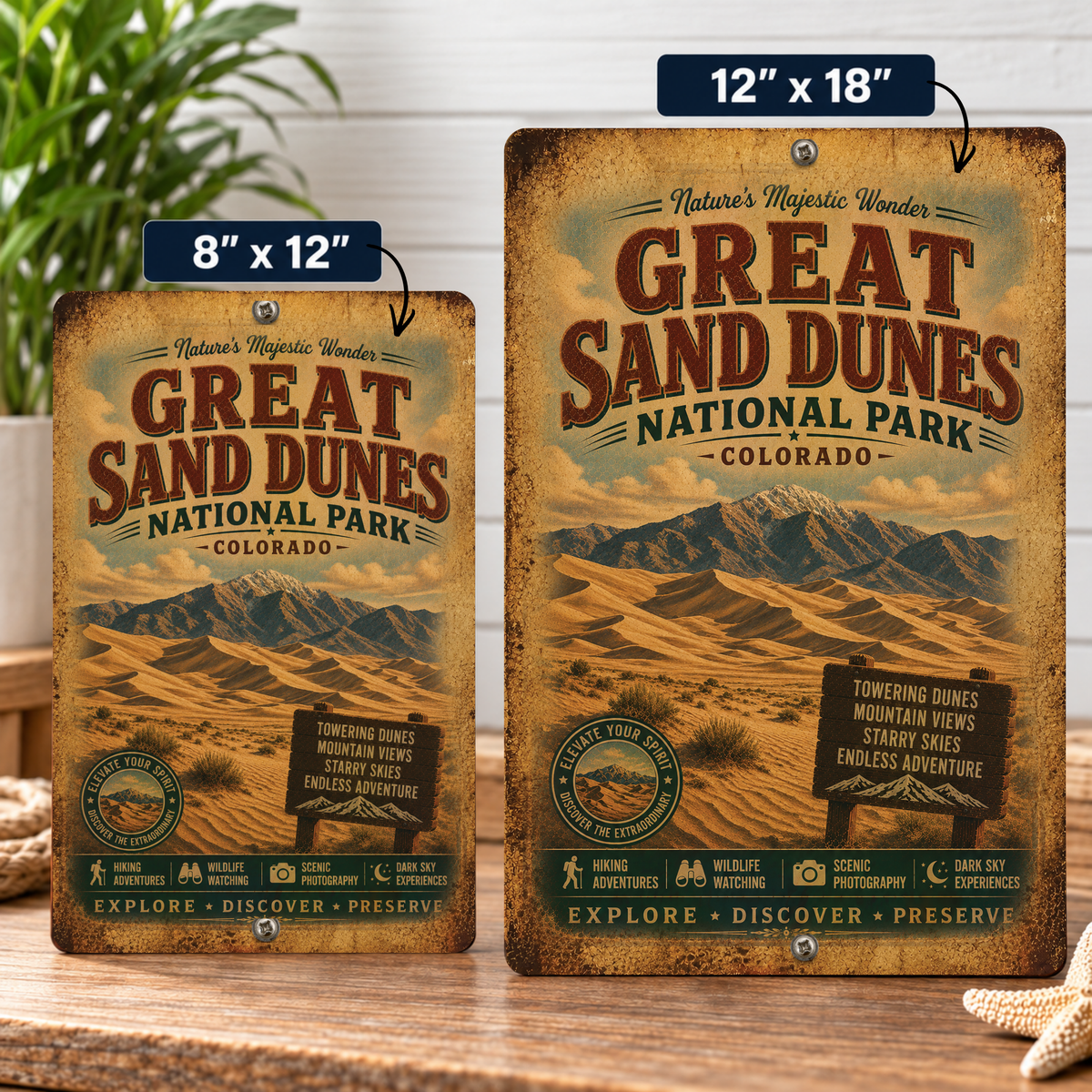 Great Sand Dunes National Park Sign