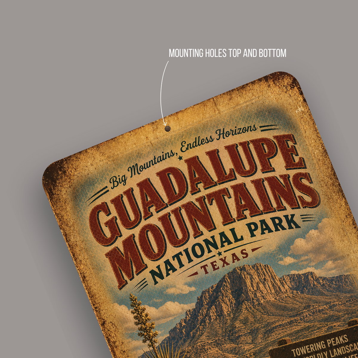 Guadalupe Mountains National Park Sign