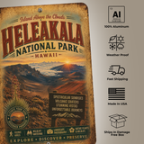 Heleakala National Park Aluminum Sign