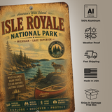 Isle Royale National Park Sign