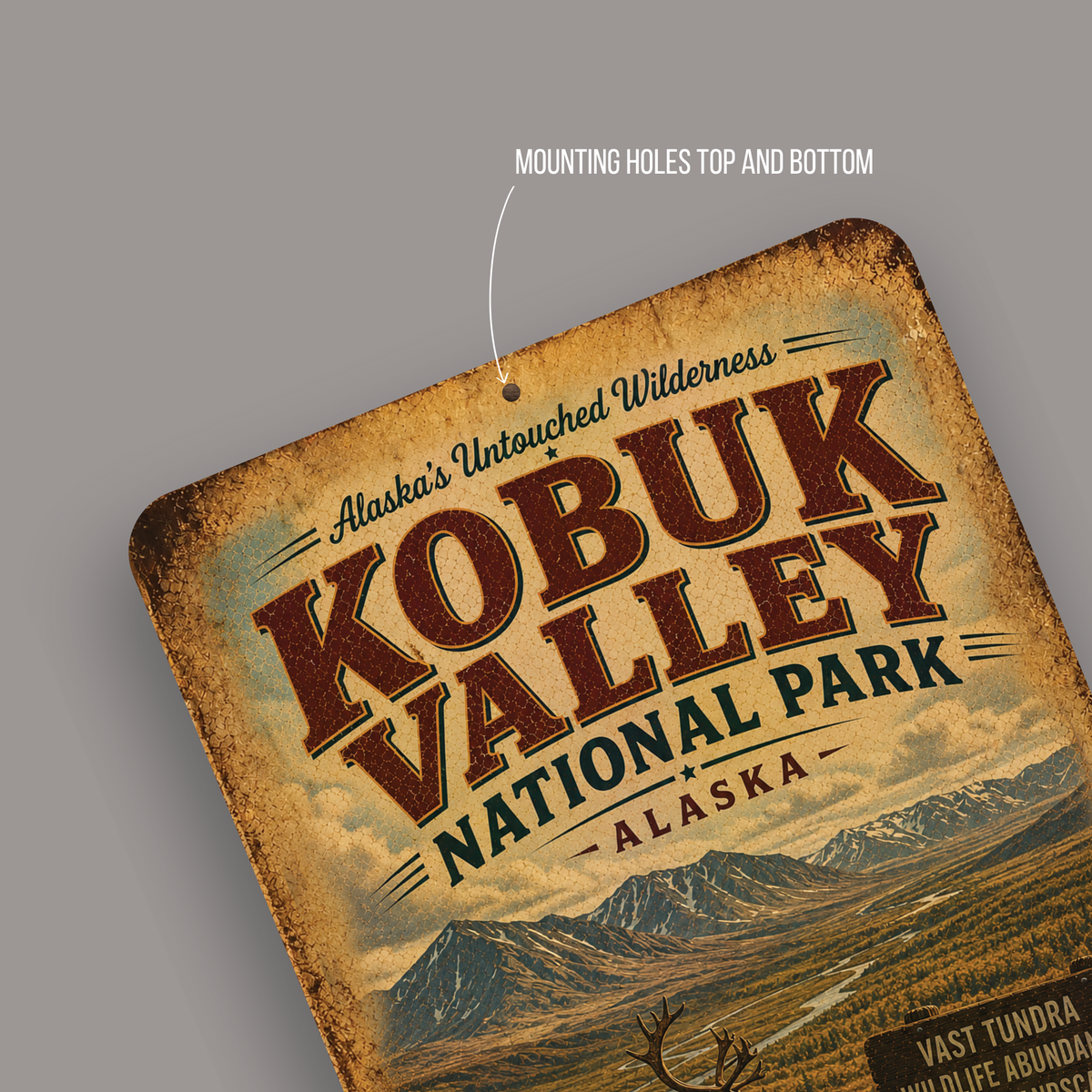 Kobuk Valley National Park Sign