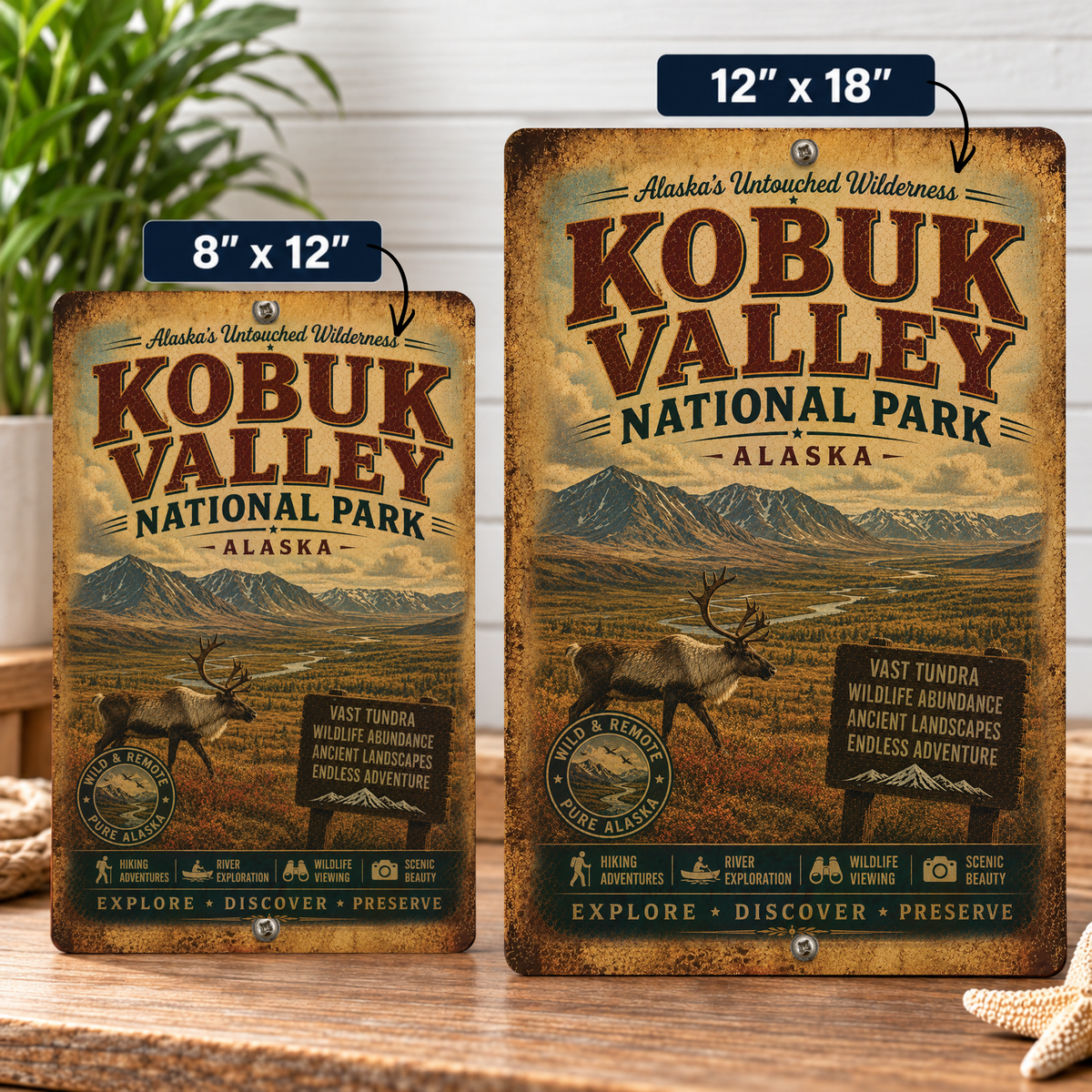 Kobuk Valley National Park Sign