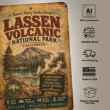 Lassen Volcanic National Park Sign
