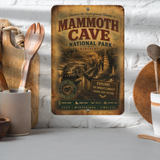 Mammoth Cave National Park Metal Sign
