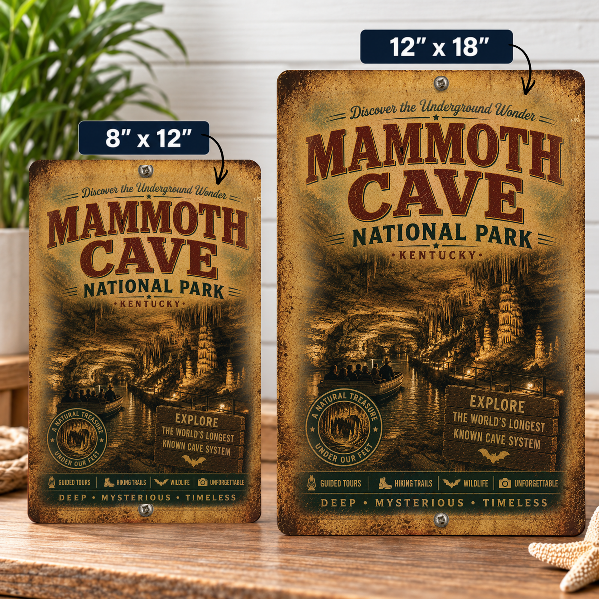 Mammoth Cave National Park Metal Sign