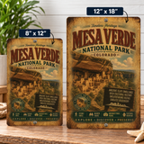 Mesa Verde National Park Metal Sign