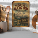 Mount Rainier National Park Metal Sign