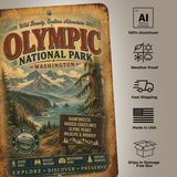 Olympic National Park Aluminum Sign