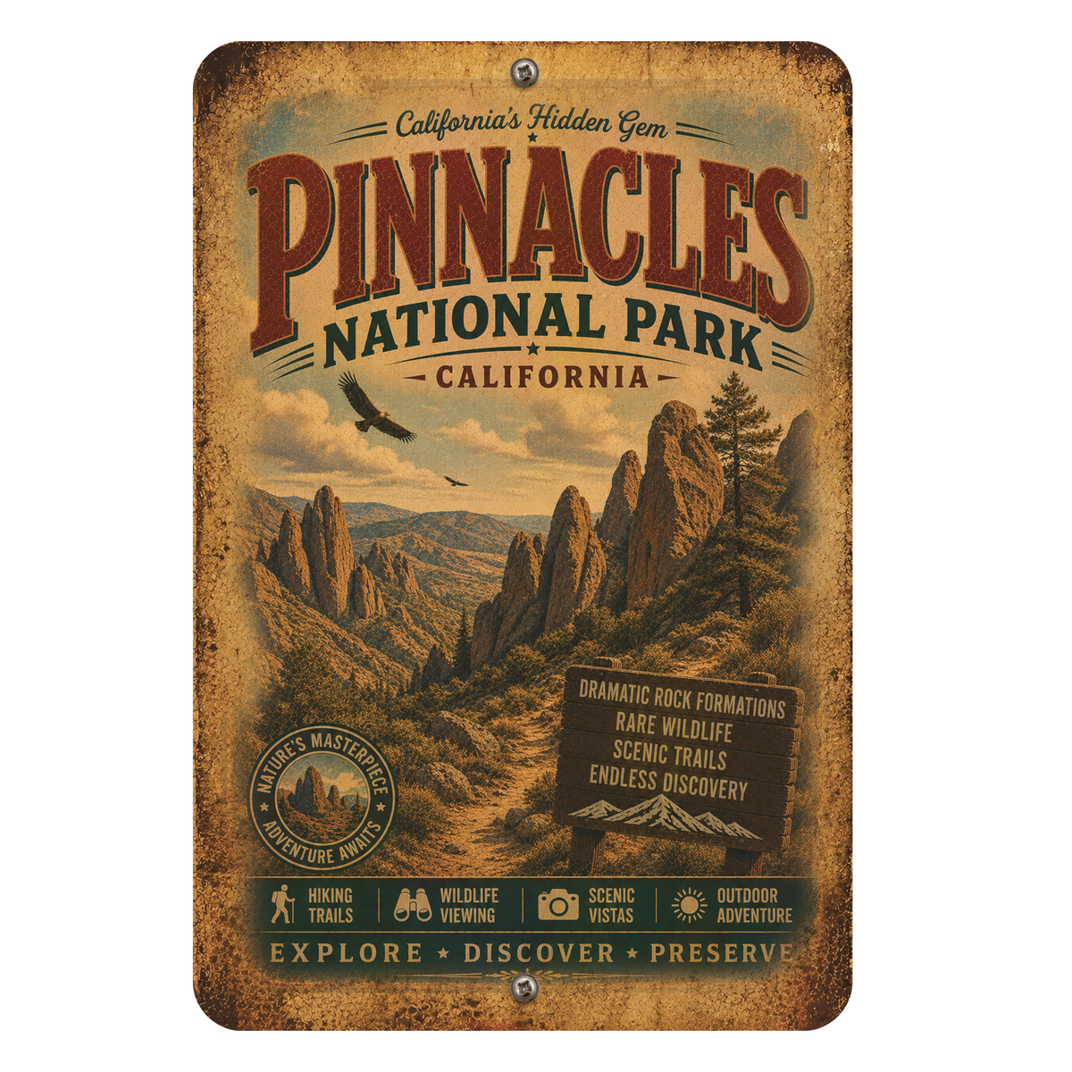 Pinnacles National Park Sign