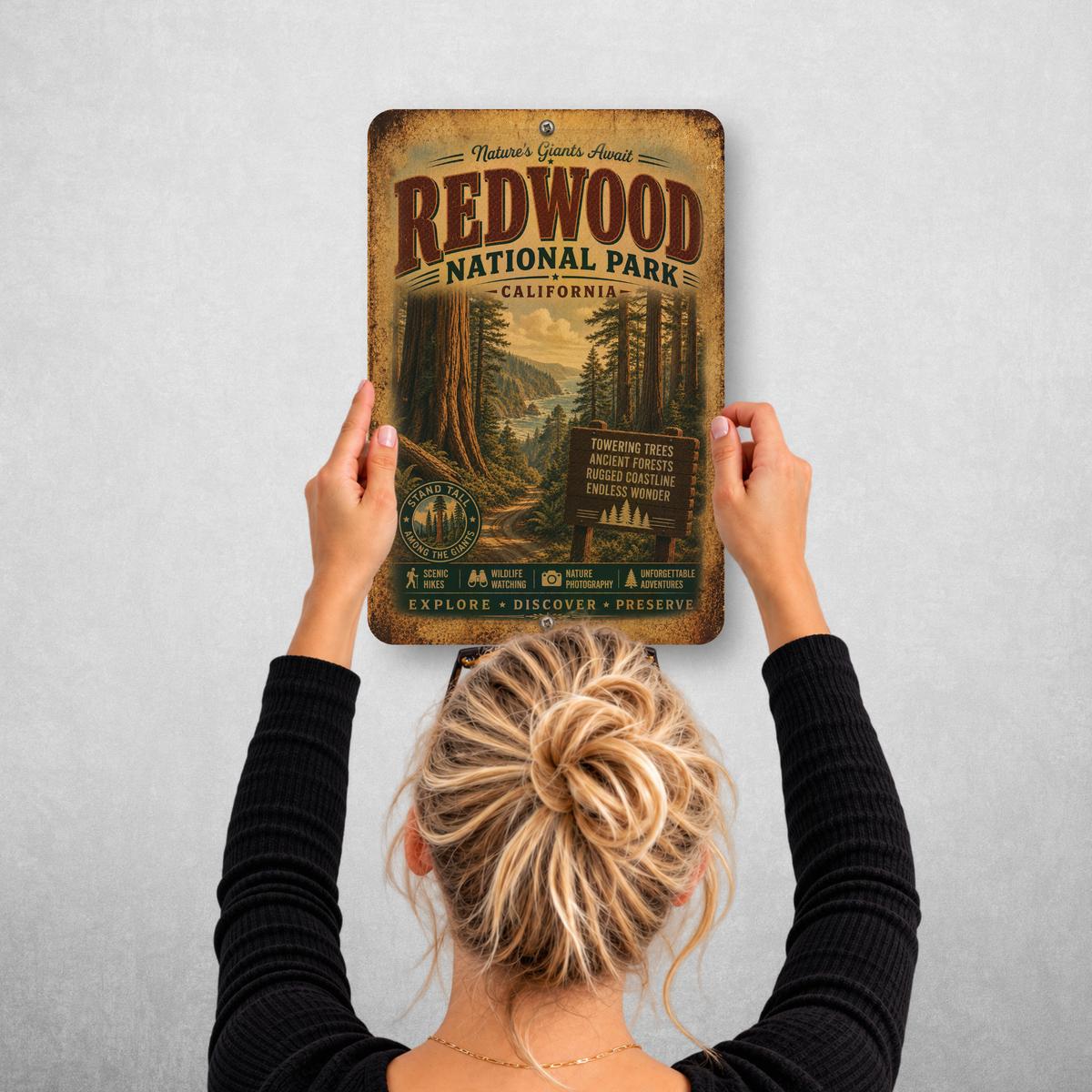 Redwood National Park Sign