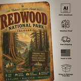 Redwood National Park Sign