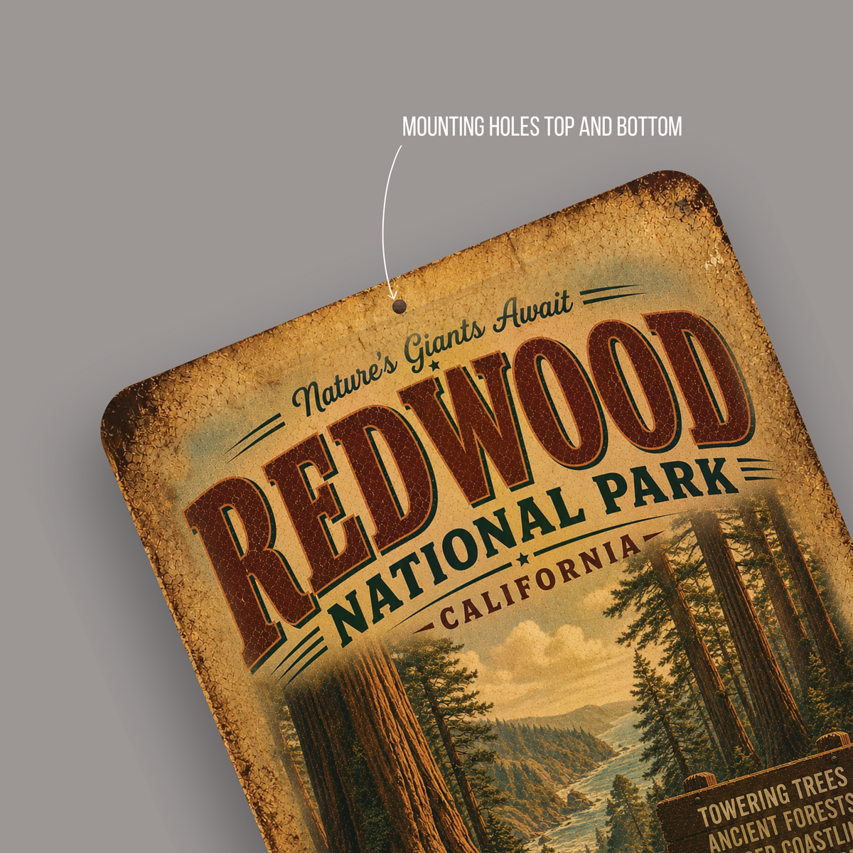 Redwood National Park Sign