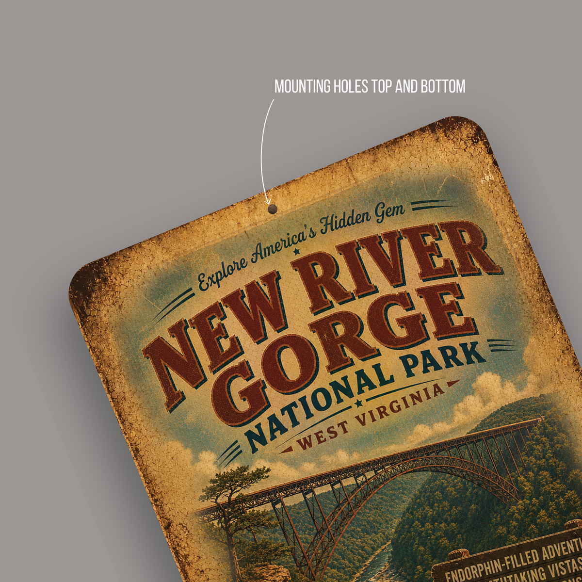 New River Gorge National Park Sign