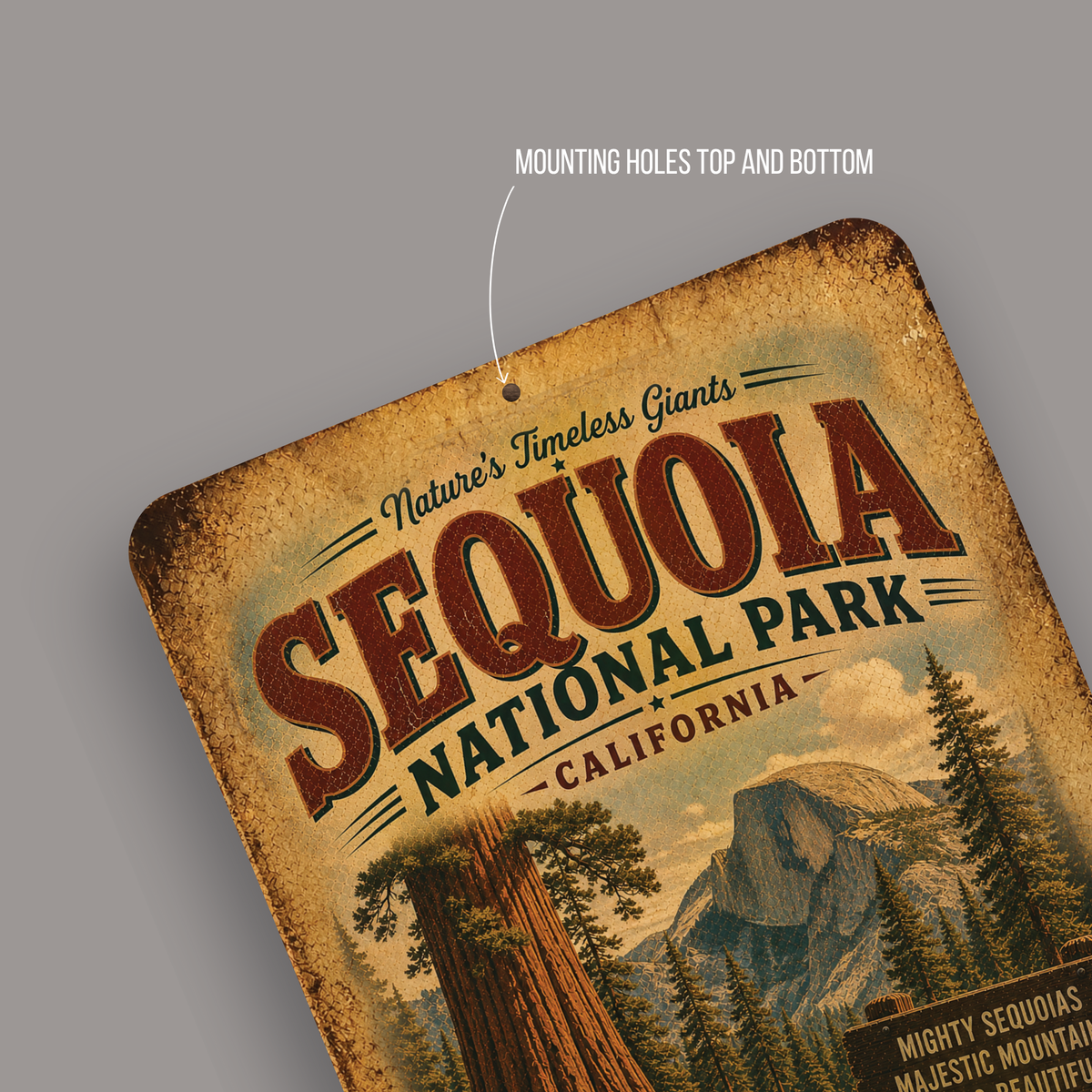 Sequoia National Park Sign