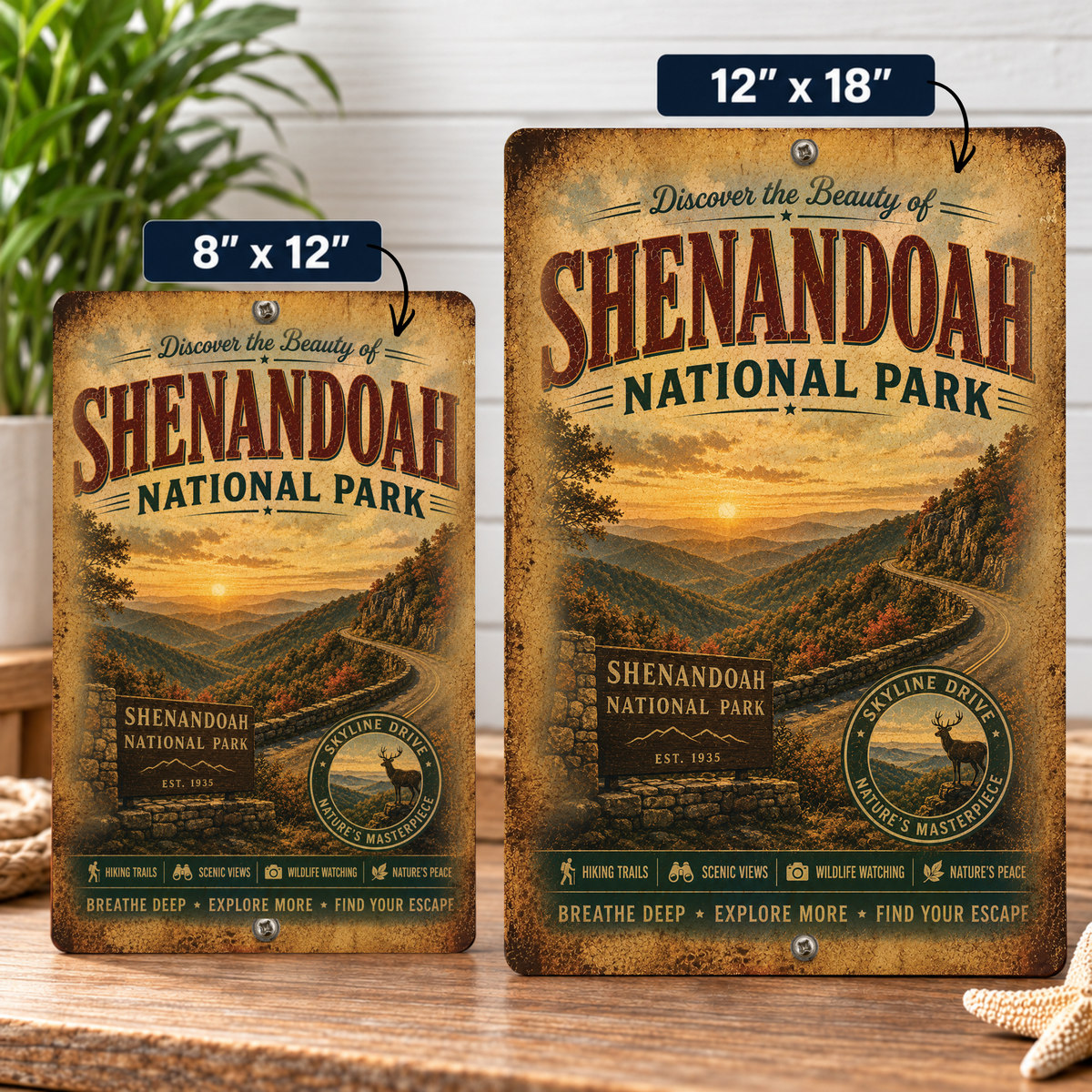 Shenandoah National Park Sign