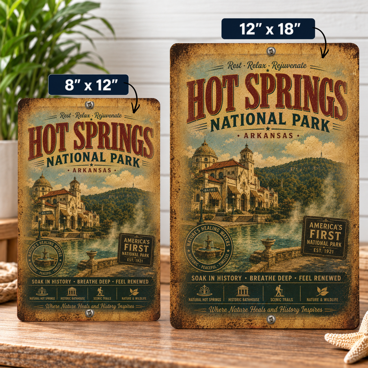 Hot Springs National Park Sign