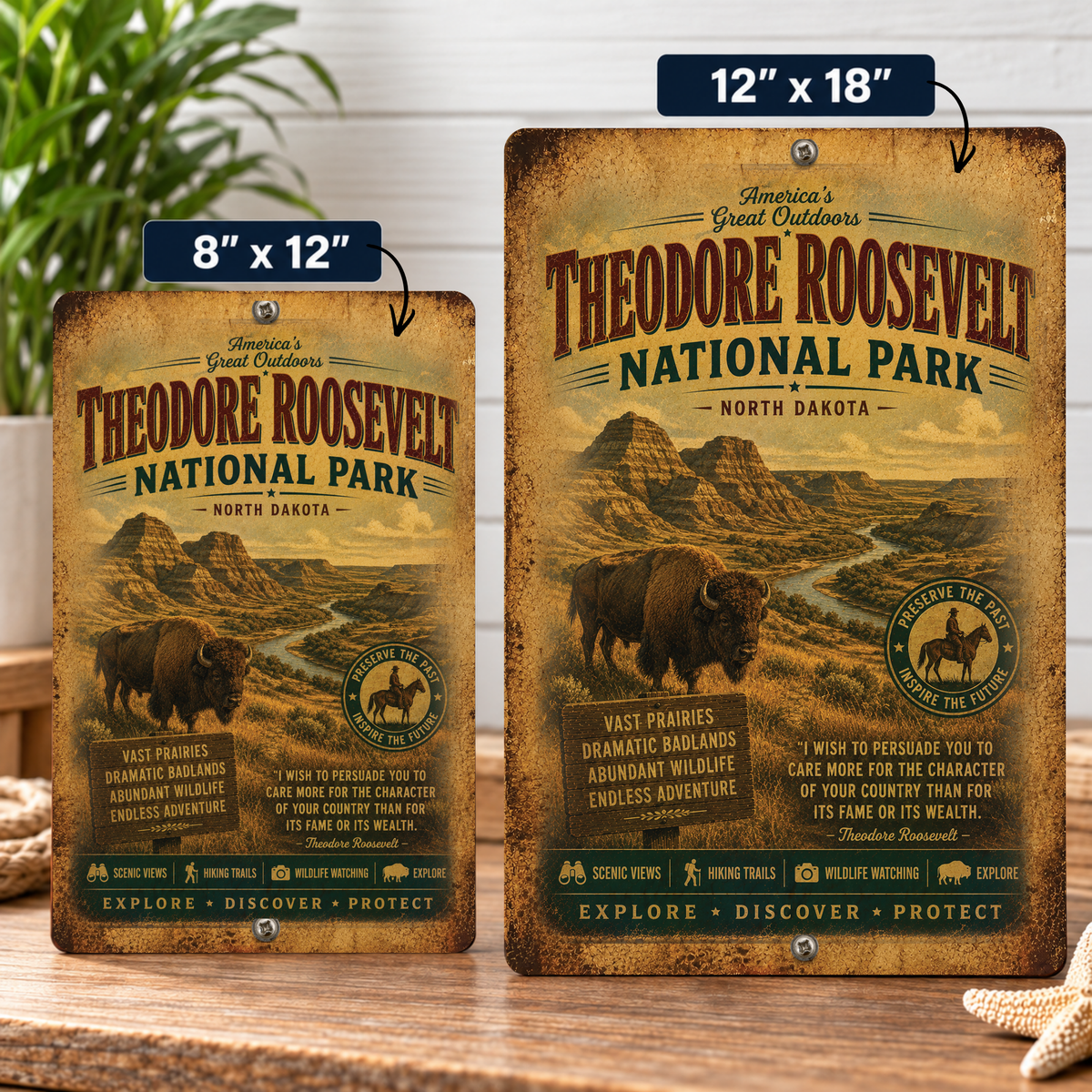 Theodore Roosevelt National Park Sign