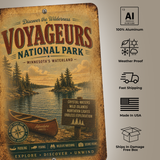 Voyageurs National Park Sign
