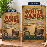 White Sands National Park Metal Sign