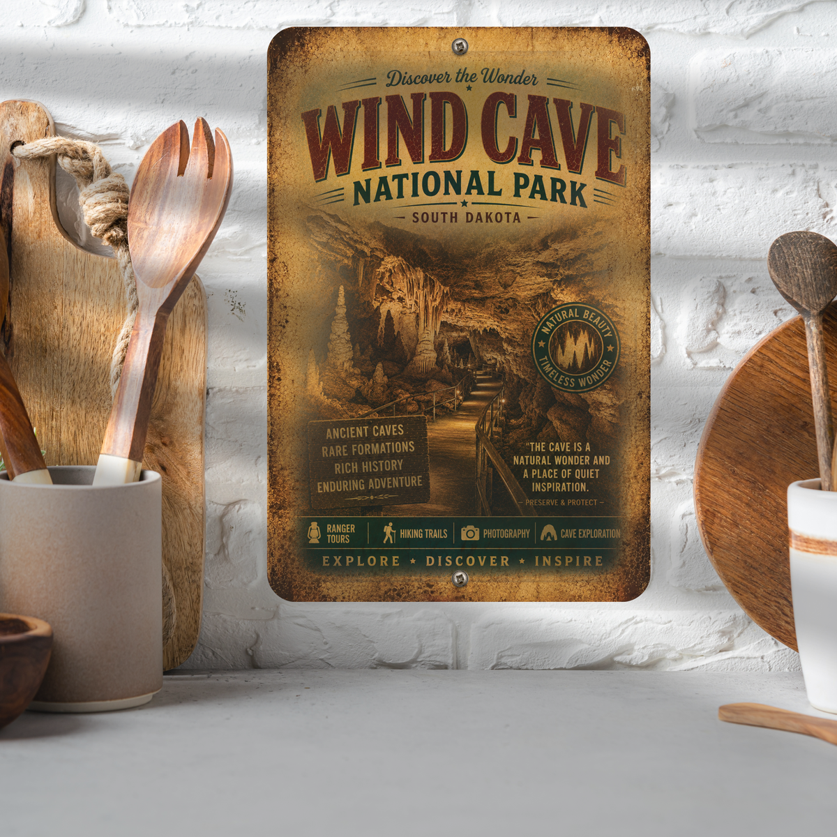 Wind Cave National Park Sign