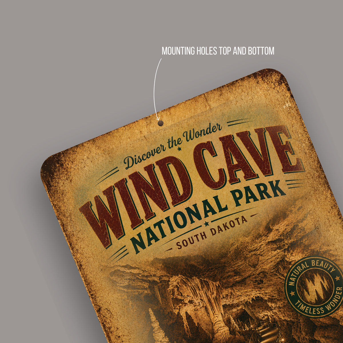 Wind Cave National Park Sign
