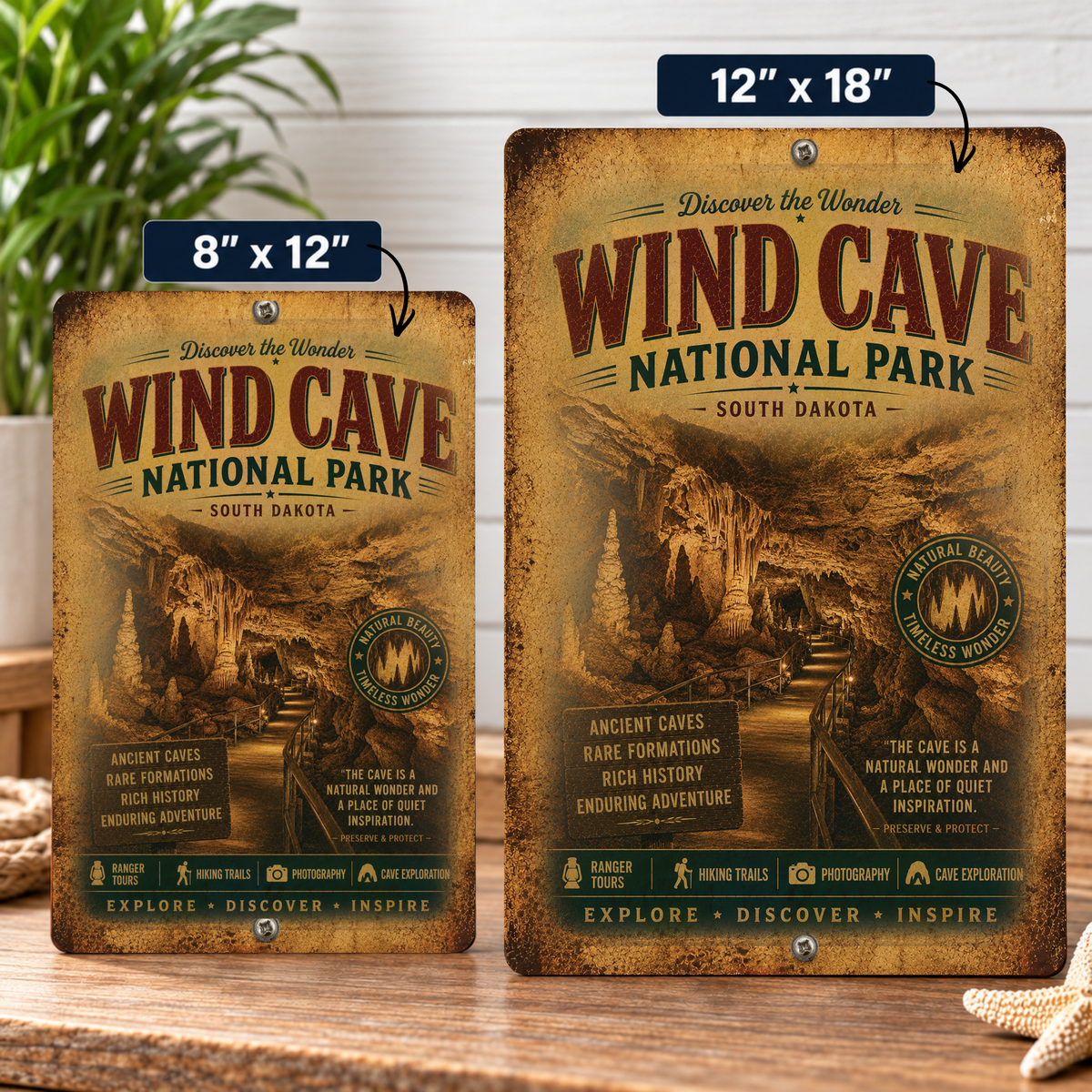 Wind Cave National Park Sign