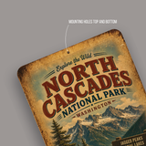North Cascades National Park Sign
