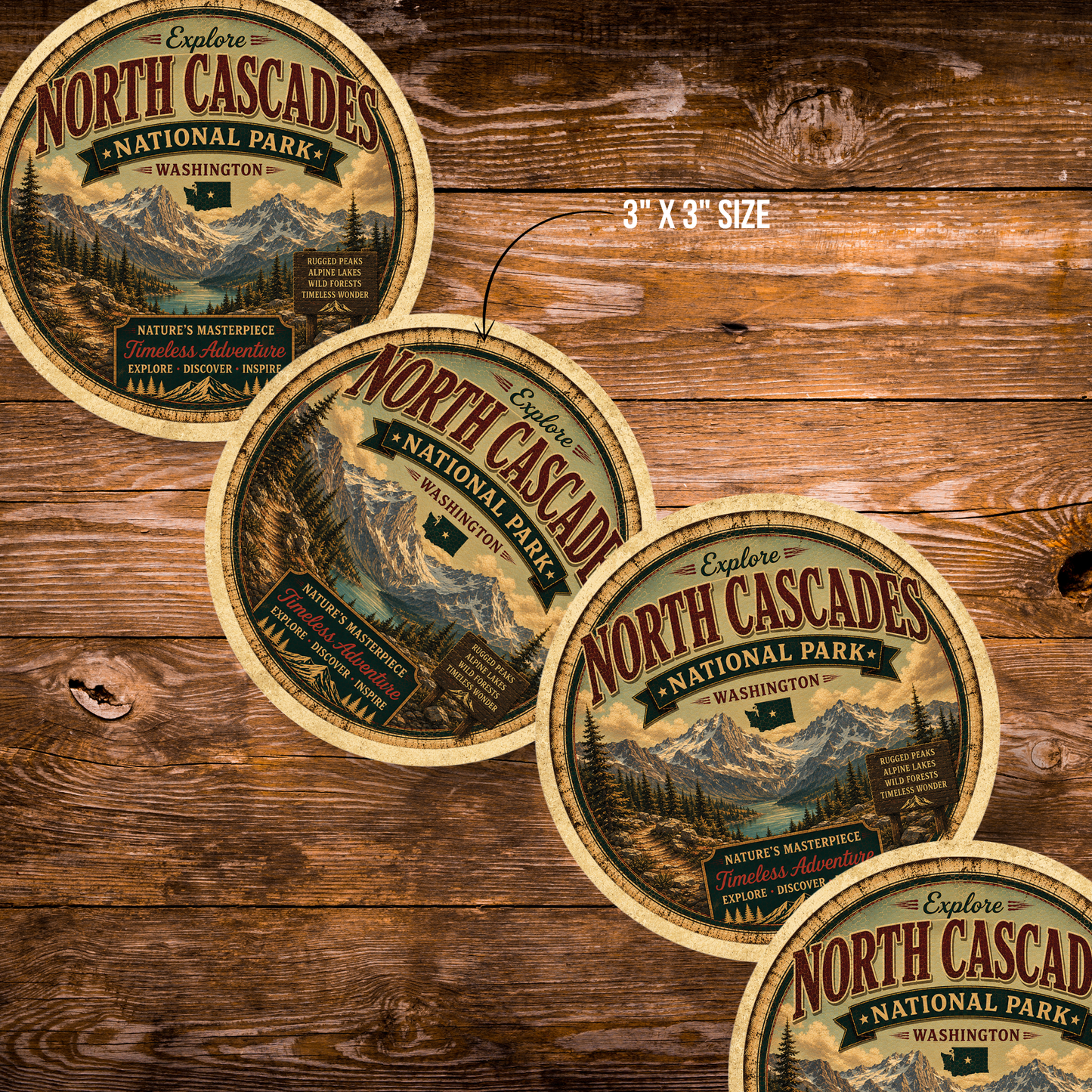 North Cascades National Park Magnet