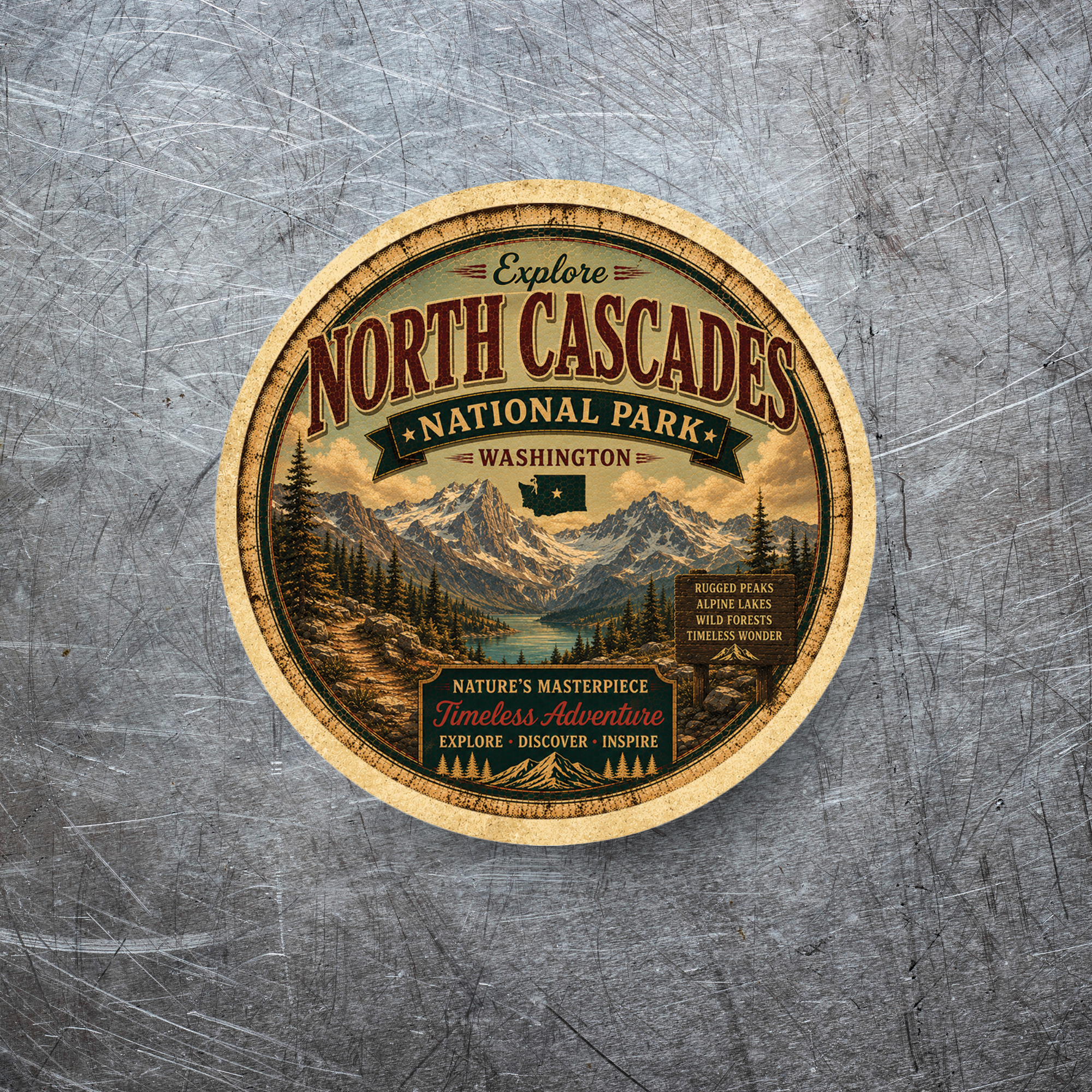 North Cascades National Park Magnet