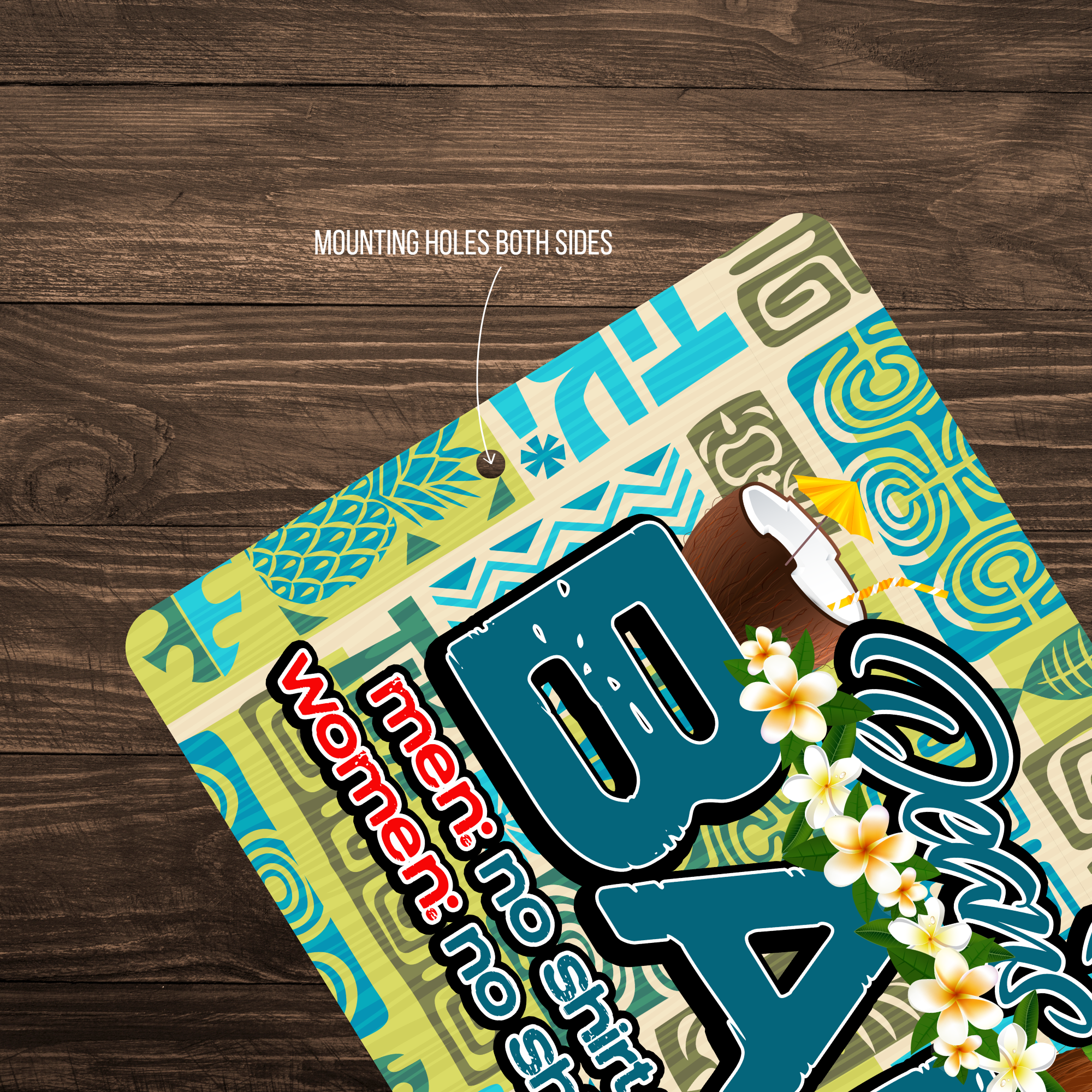 Personalized Tiki Bar Sign