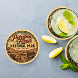 Petrified Forest National Park Ceramic Coaster – 4" Round