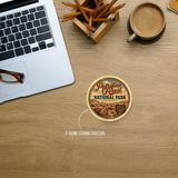 Petrified Forest National Park Ceramic Coaster – 4" Round