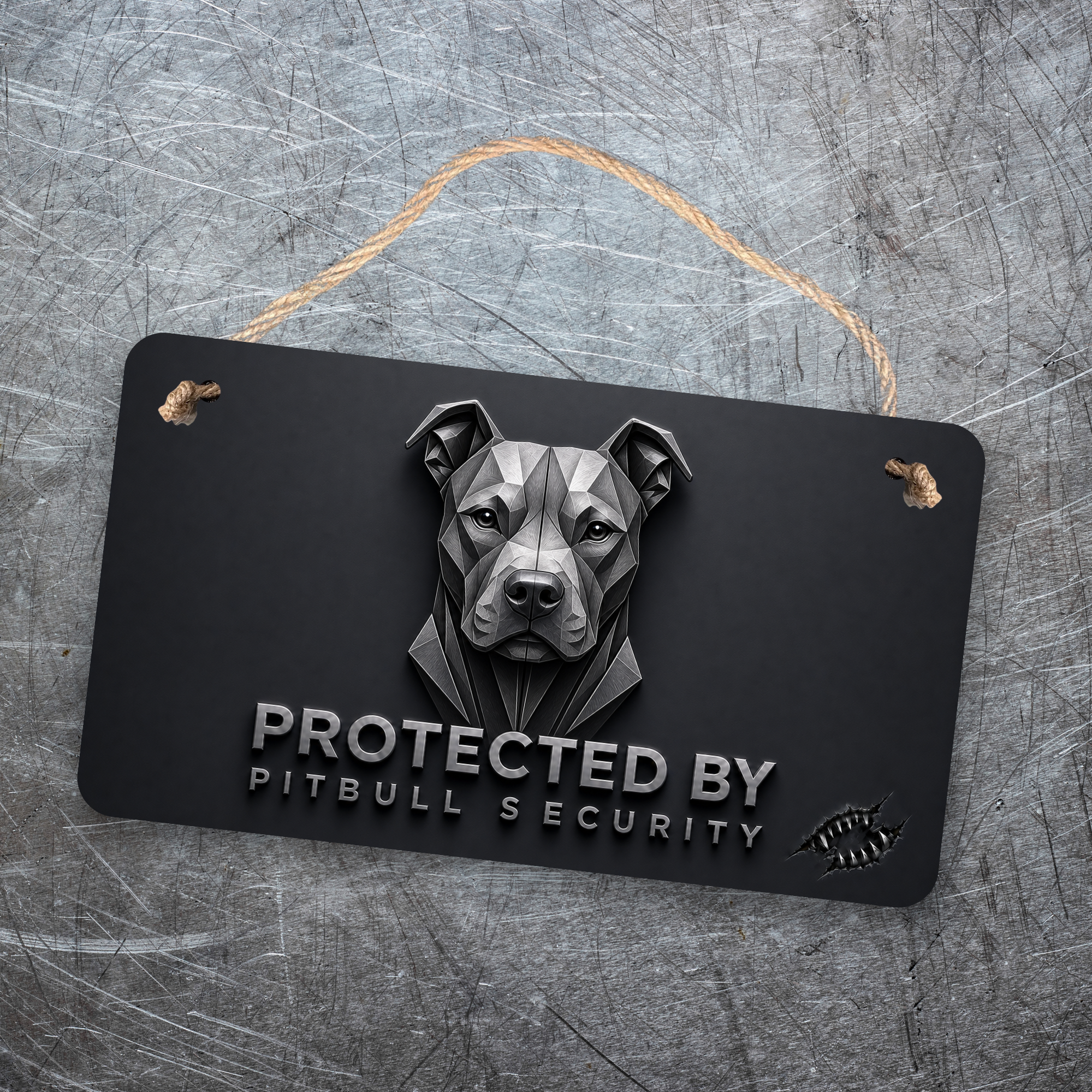 Pitbull Security Sign