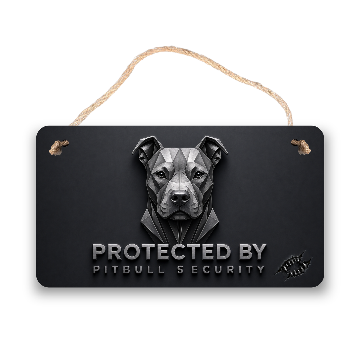 Pitbull Security Sign