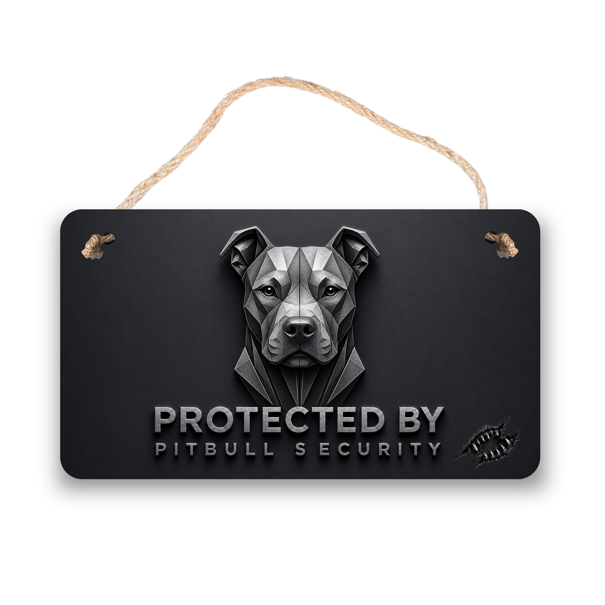 Pitbull Security Sign