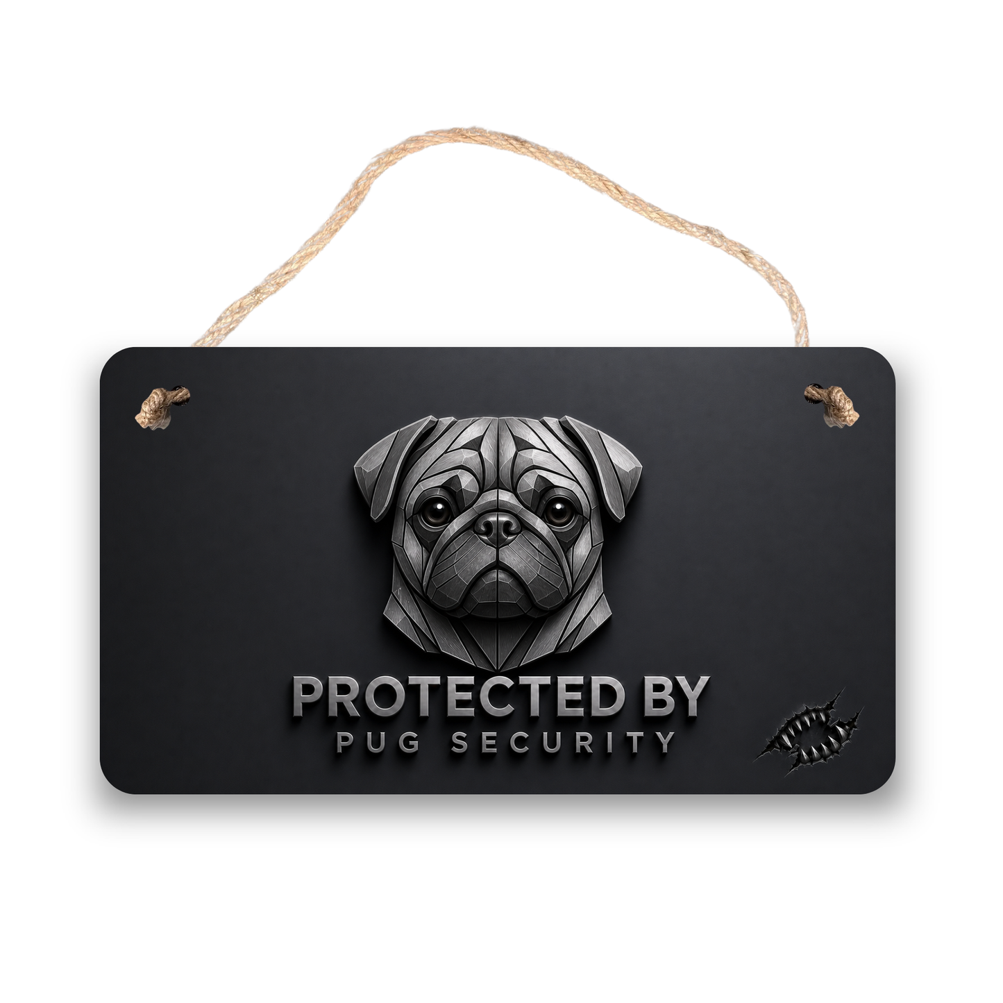 Pug Security Sign