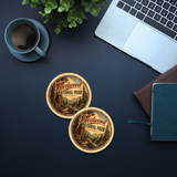 Redwood National Park Ceramic Coaster – 4" Round