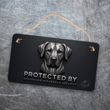 Rhodesian Ridgeback Security Sign